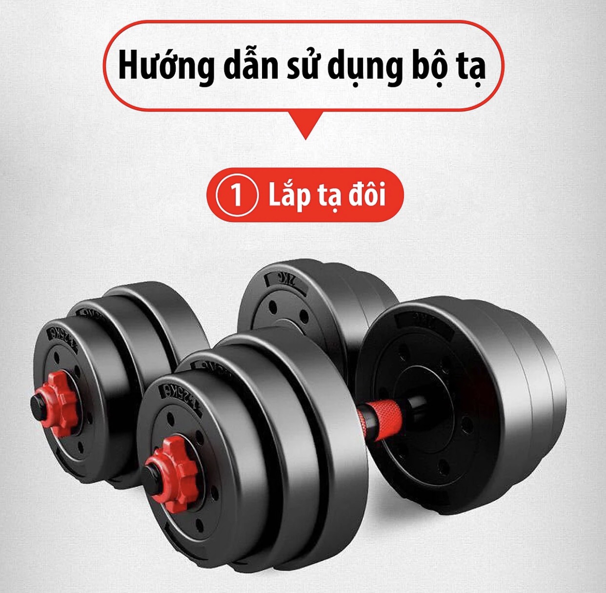 BỘ TẠ TAY,TẠ ĐÒN 20KG TẠ MIẾNG NHỰA ĐEN CAO CẤP ĐA NĂNG