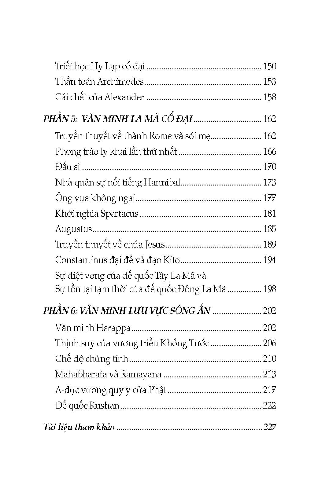 Bách Khoa Thư Lịch Sử Thế Giới, Quyển 1 - Thời Kỳ Cổ Đại