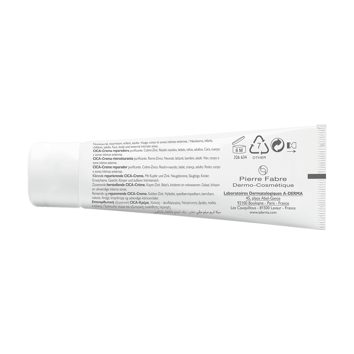 Kem làm dịu da giúp phục hồi da kích ứng A-DERMA DERMALIBOUR+ REPAIRING CICA-CREAM