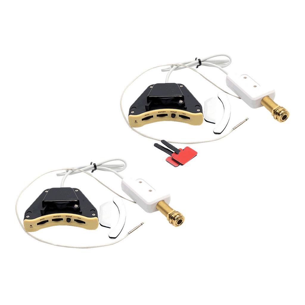 Guitar Soundhole Pickup Piezo Pickup Preamp for Acoustic Classical Guitar