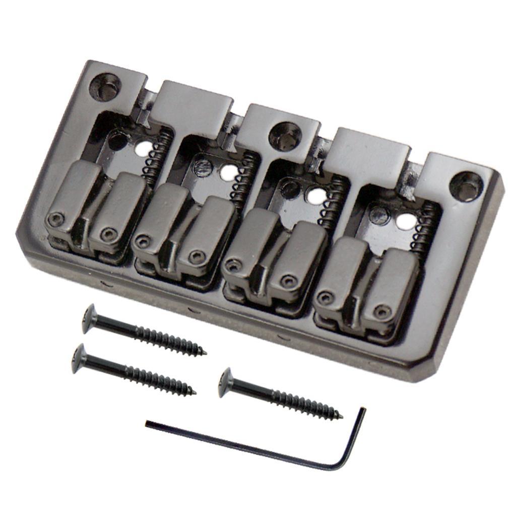 4 String Bass Bridge with Pickup for Electric Bass Guitar Parts