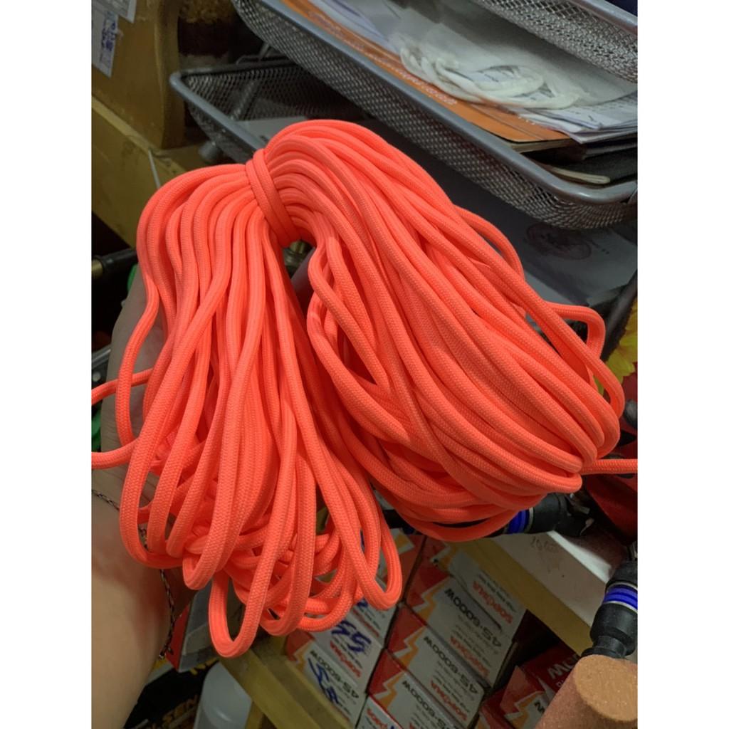 Dây dù tròn màu 5mm và 4mm dài 30 mét