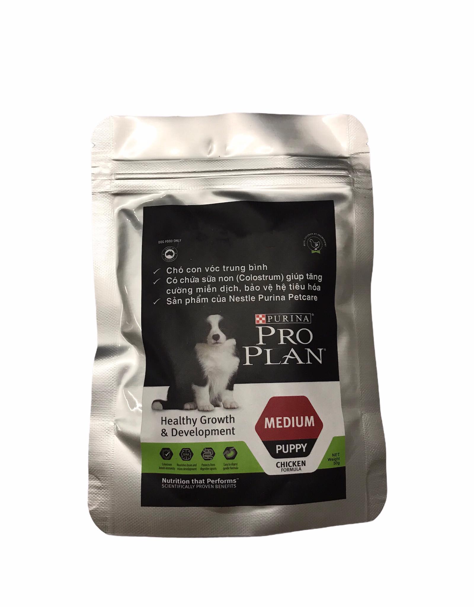 Thức Ăn Cho Chó Con Vóc trung bình Purina ProPlan Medium Puppy 2.5kg