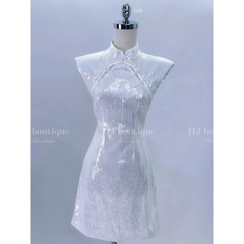 Đầm ôm sát body cô gái Trung Hoa -D29