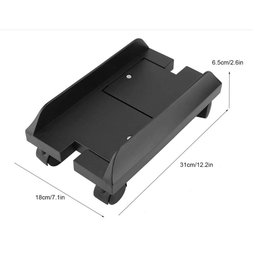 Đế kê thùng máy tính co giãn có thể di chuyển qua 4 bánh xe Rolling CPU Stand