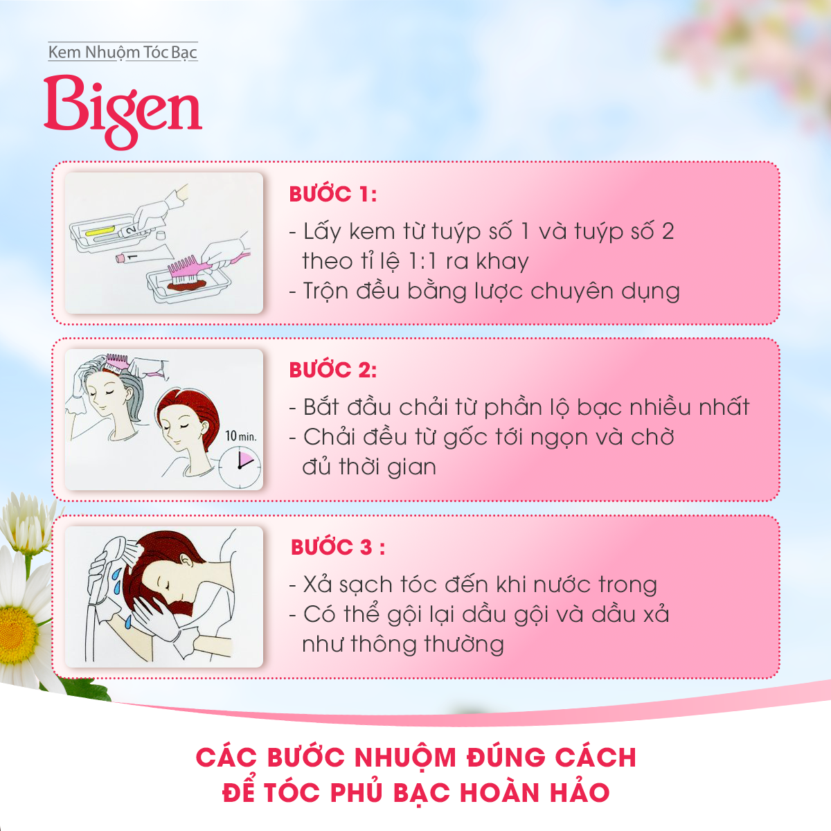 Thuốc nhuộm dưỡng tóc phủ bạc thảo dược Bigen Nhập Khẩu 100% Nhật Bản Speedy Color Cream 80ml dạng kem - BSH