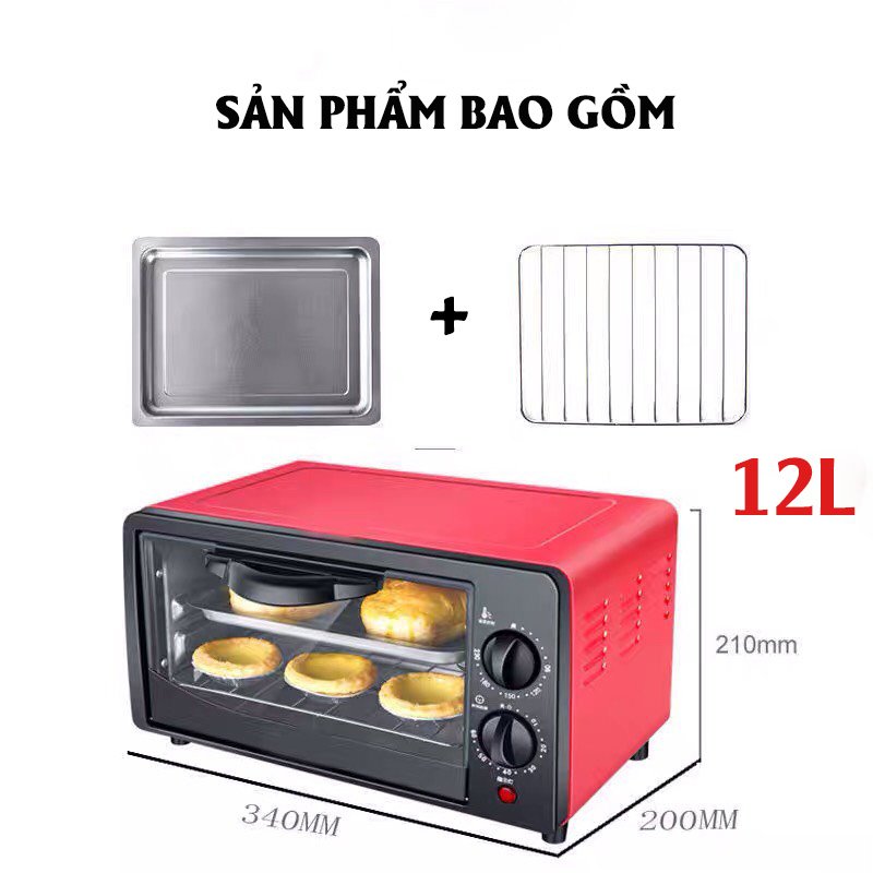 Lò Nướng Điện Đa Năng Công suất 800W Dùng Để Nướng Thịt, Nướng Bánh Mì Và Quay Thực Phẩm