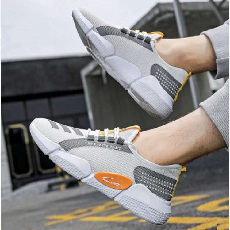 Giày Sneaker Thể Thao Nam chữ R gạch đỏ