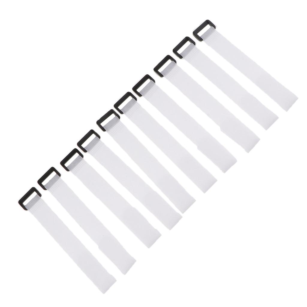 10 Pcs Multi-use Fishing Rod Belt Bands Ties Straps Magic Sticker for Fishing Rod, Luggage, Bags, Cable