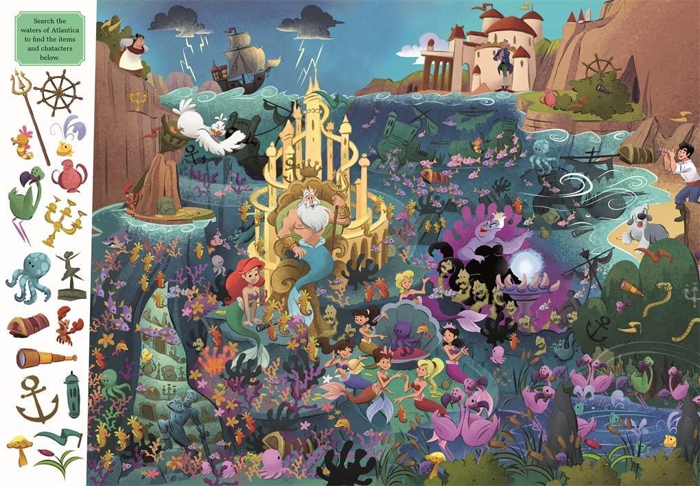 Sách ngoại văn: Disney Princess Magical Worlds Search And Find Activity Book