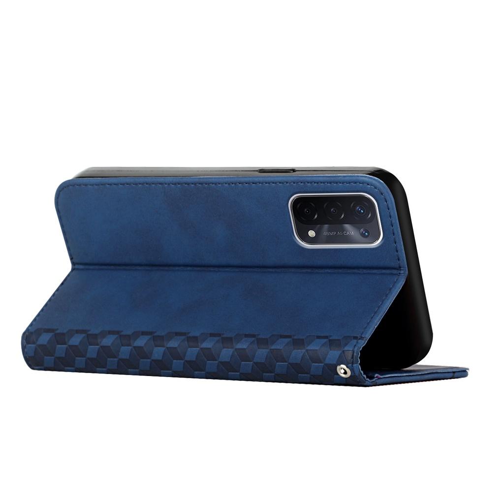 Bao da điện thoại nắp lật cho Oppo A12 A52 A72 A92 A5 2020 A9 2020 A74 A54 A93 A94 5G F19 Pro Plus Reno 5z