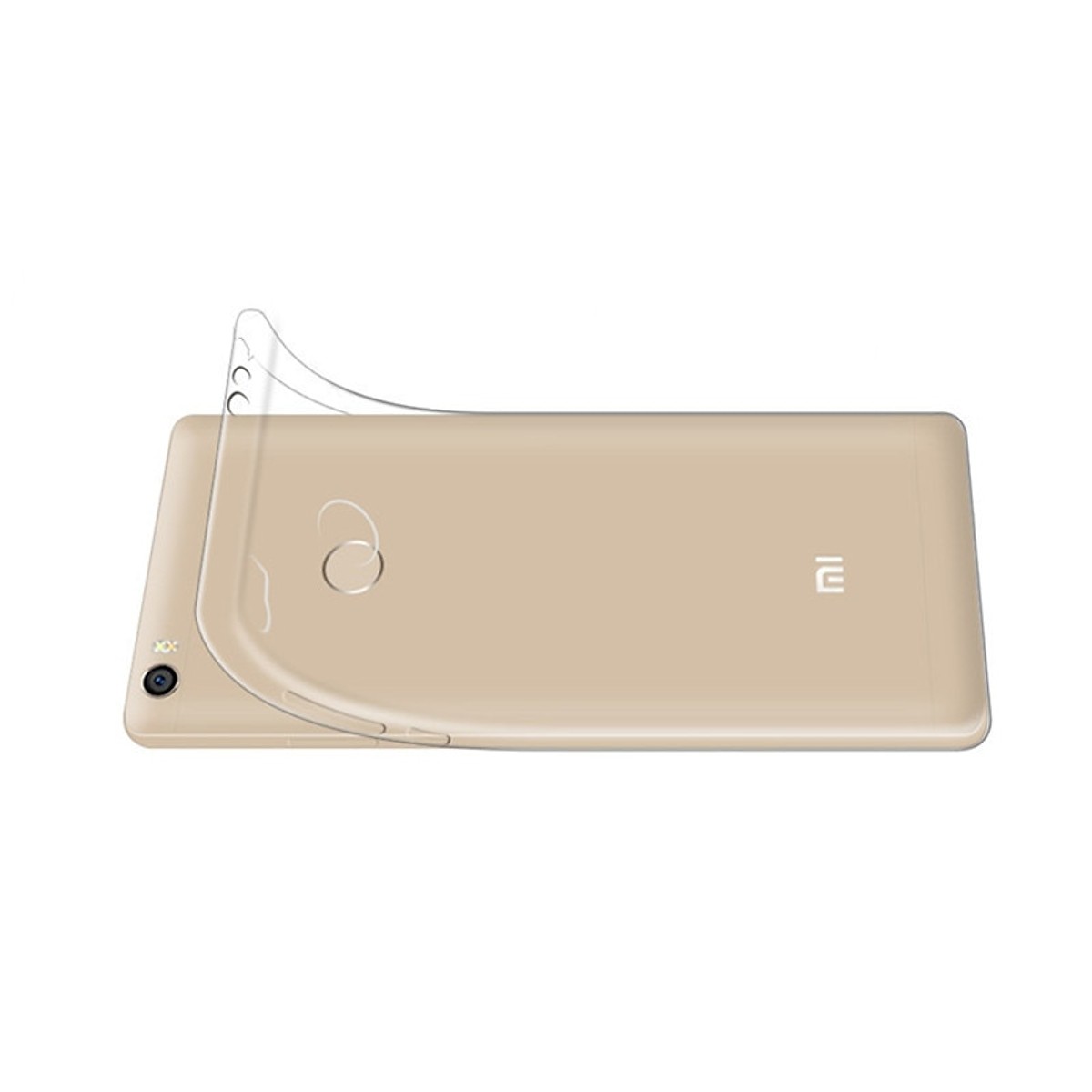 Ốp lưng dẻo silicone trong suốt dành cho Xiaomi Mi Max 2