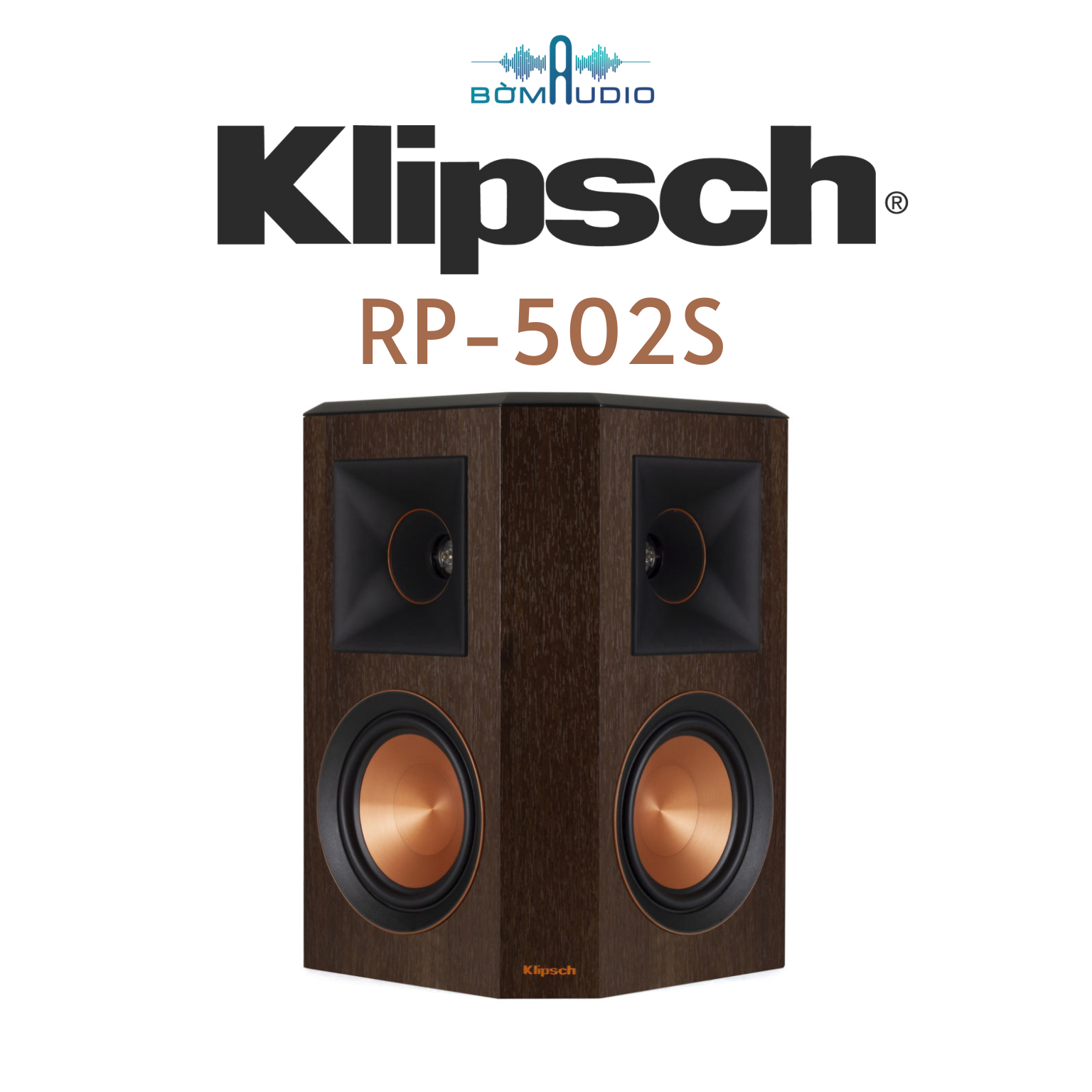 Loa Klipsch RP-502S | Loa Surround nghe nhạc đỉnh cao| Hàng chính hãng new 100%