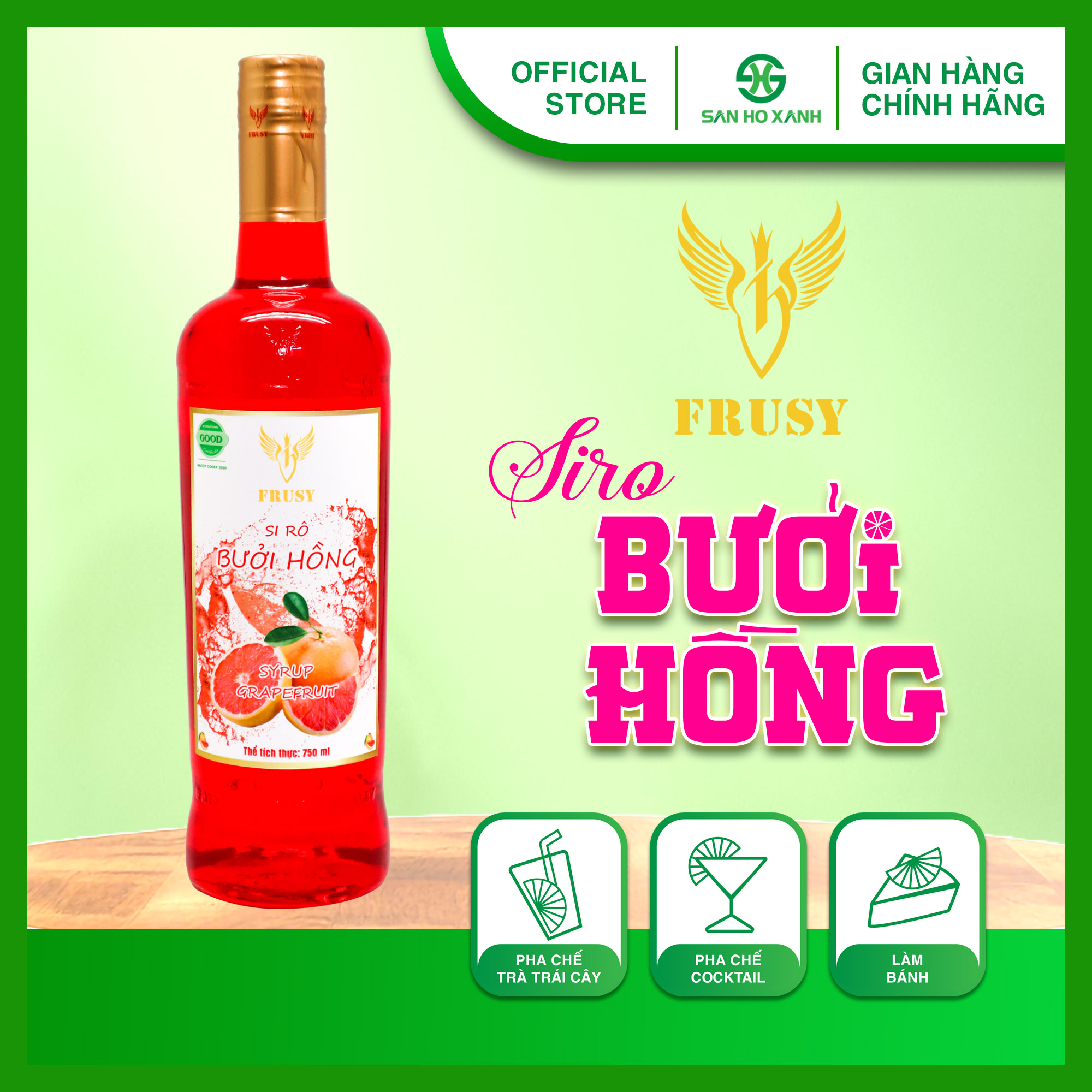 Siro pha chế cao cấp Frusy 750ml