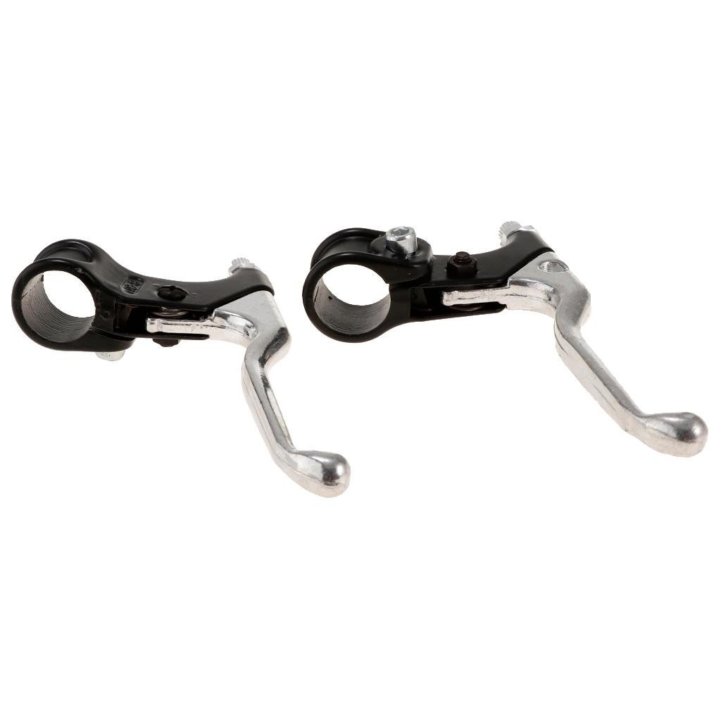 2x1 Pair Bike Brake Levers Handles V-Brake MTB Road Bicycle Cycling Fixed Gear