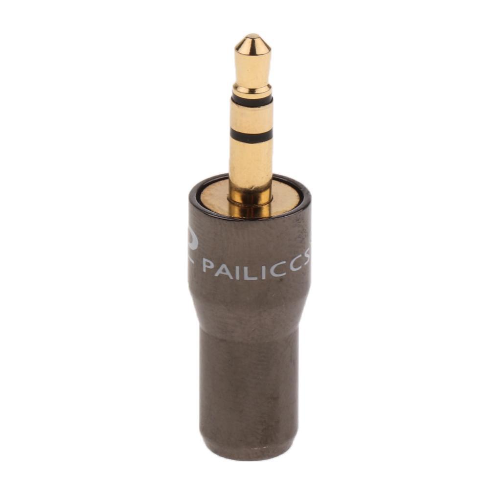 3.5mm Stereo Jack Plug Audio Headphone Mic Jack Plug Connector