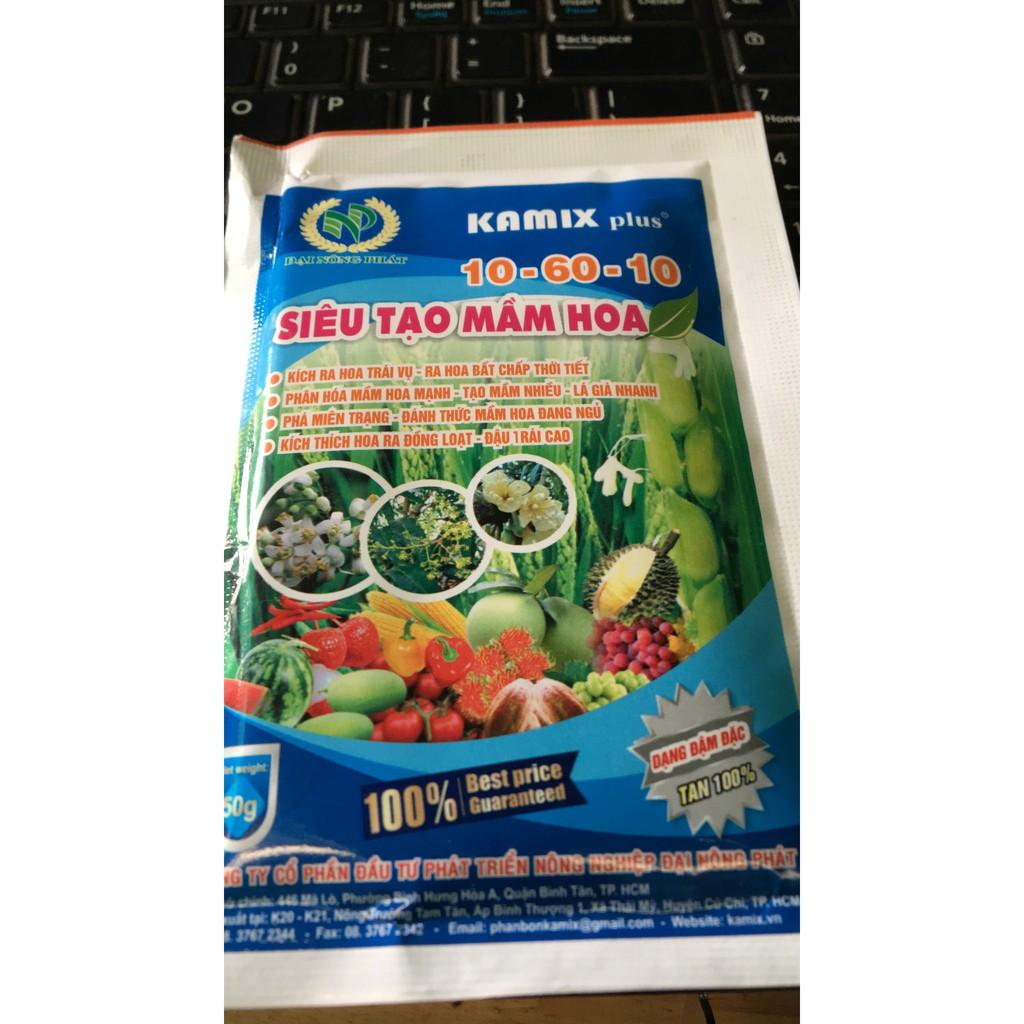 Siêu tạo mầm hoa KAMIX NPK 10-60-10 gói 50gr