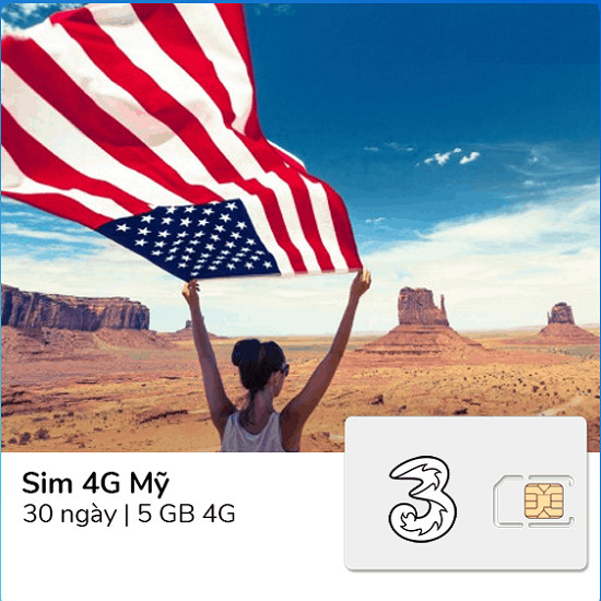Sim Du Lịch Mỹ Có Sẵn 6GB Tốc Độ Cao Dùng Trong 10 Ngày - Màu Ngẫu Nhiên