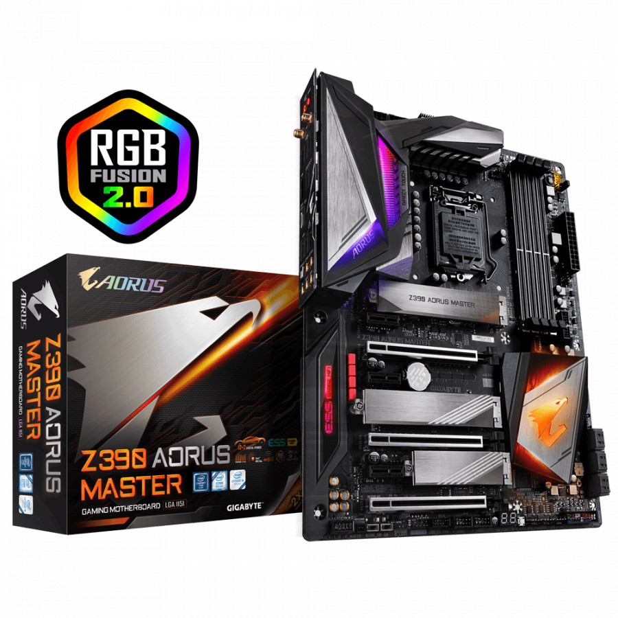 Bo Mạch Chủ Mainboard GIGABYTE Z390 AORUS Master  (SK1151) - Hàng Chính Hãng