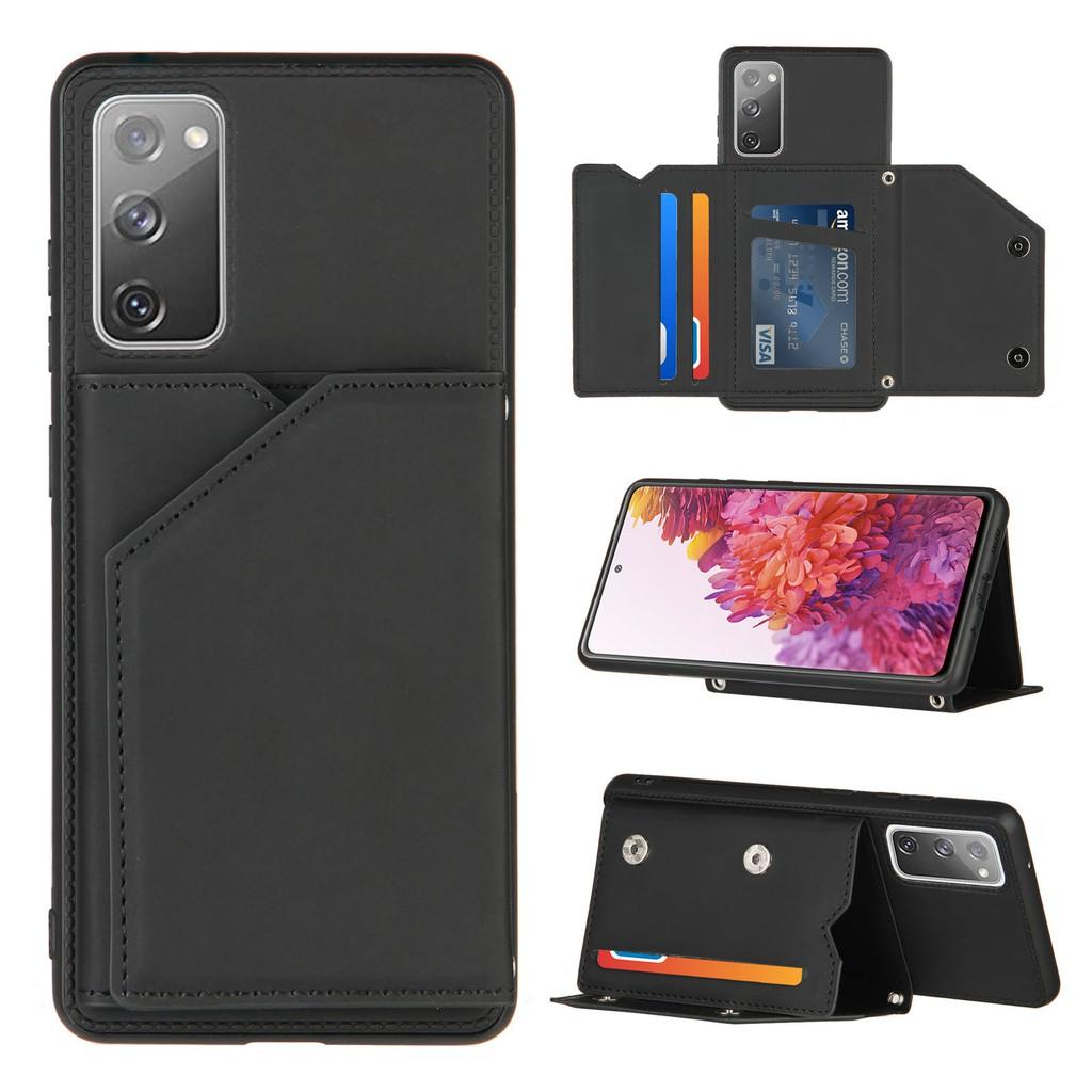 Ốp điện thoại ví da có ngăn đựng thẻ cho Samsung Galaxy Note20Ultra S20 FE S20 Ultra S20Plus S20+ M51Note10 Lite S10