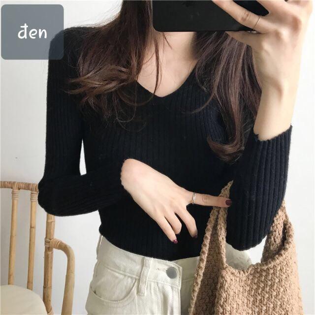 Áo Len Lông Cừu Cổ Tim-Loại 1