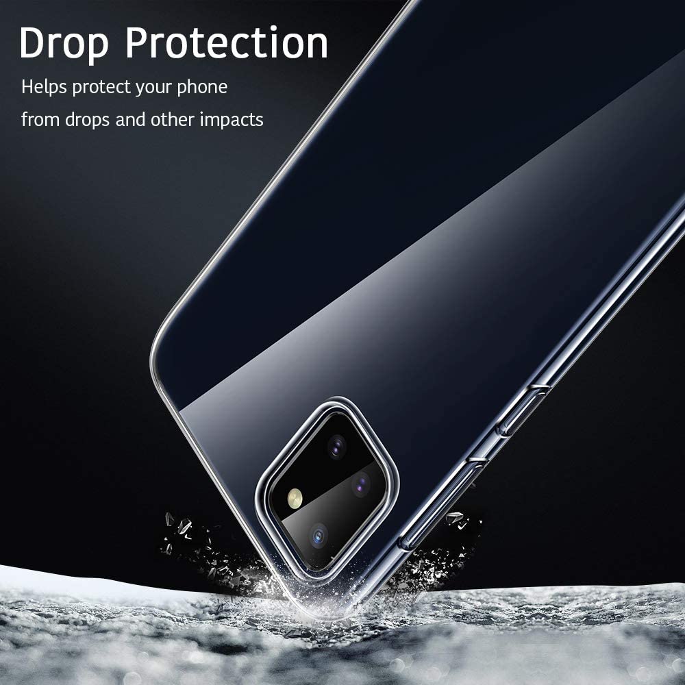 Ốp lưng dẻo silicon cho Samsung Galaxy Note 10 Lite hiệu HOTCASE Ultra Thin (siêu mỏng 0.6mm, chống trầy, chống bụi) - Hàng nhập khẩu