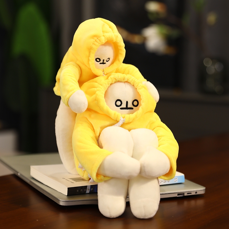 Người Chuối Banana Man Nhồi Bông Trầm Cảm Đáng Yêu Cao Cấp 35cm