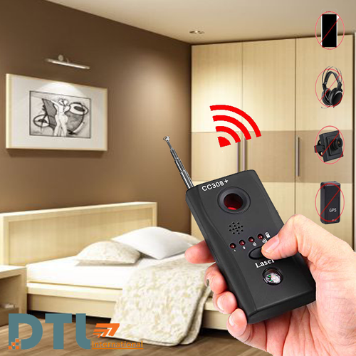 Máy dò CC308+ dò tìm các thiết bị định vị, Camera ,bằng sóng wifi, sóng điện thoại