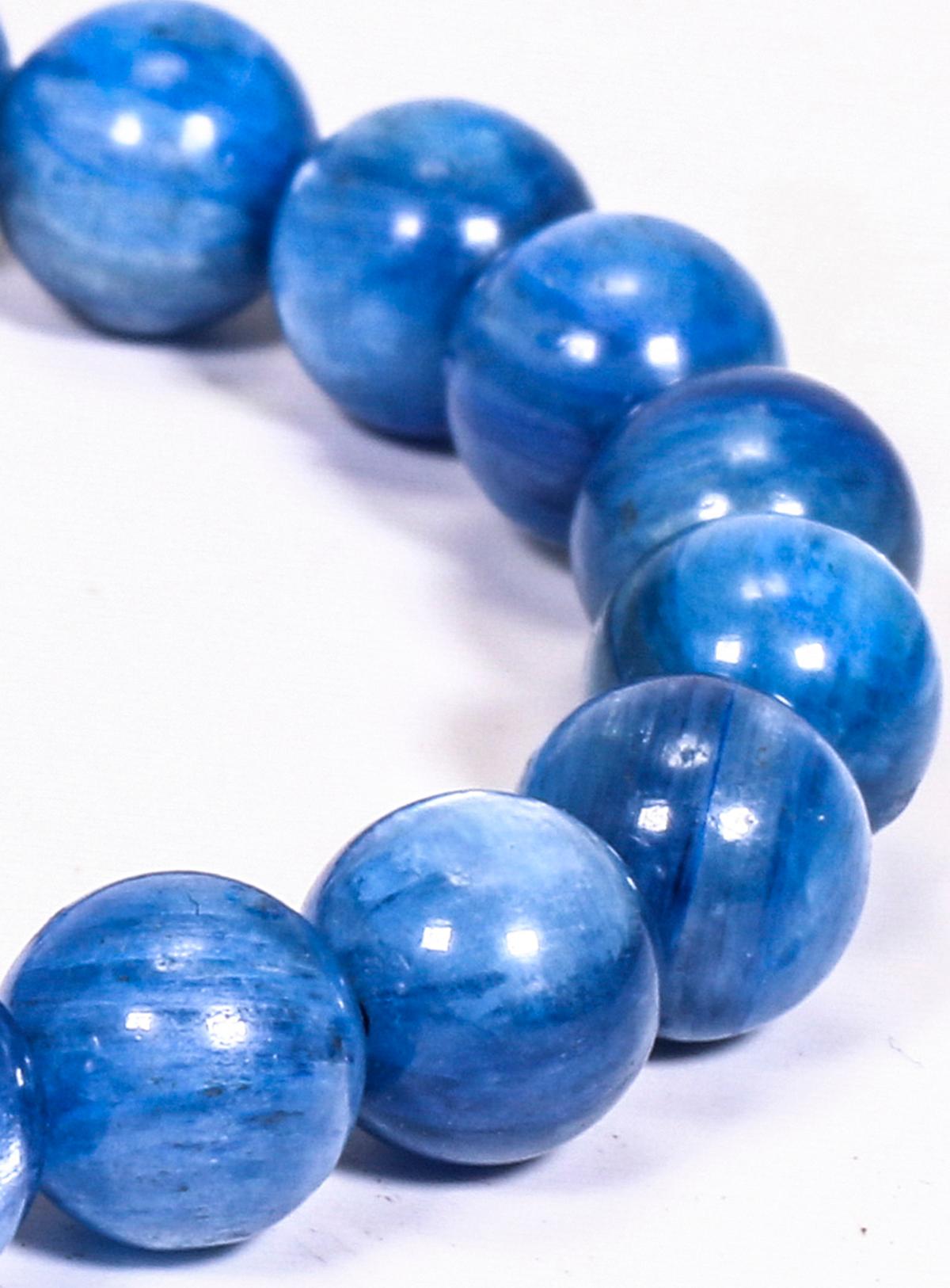 Vòng tay đá kyanite mệnh thủy, mộc - Ngọc Quý Gemstones