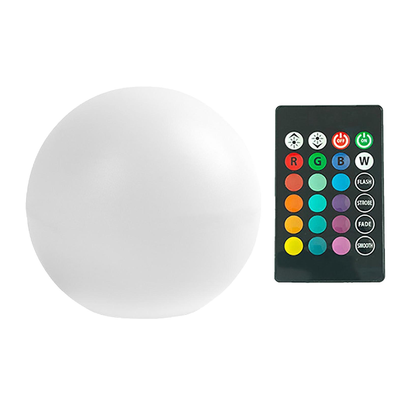 Waterproof Floating Pool Ball Light 16 Colors for Outdoor Garden Lawn Decor