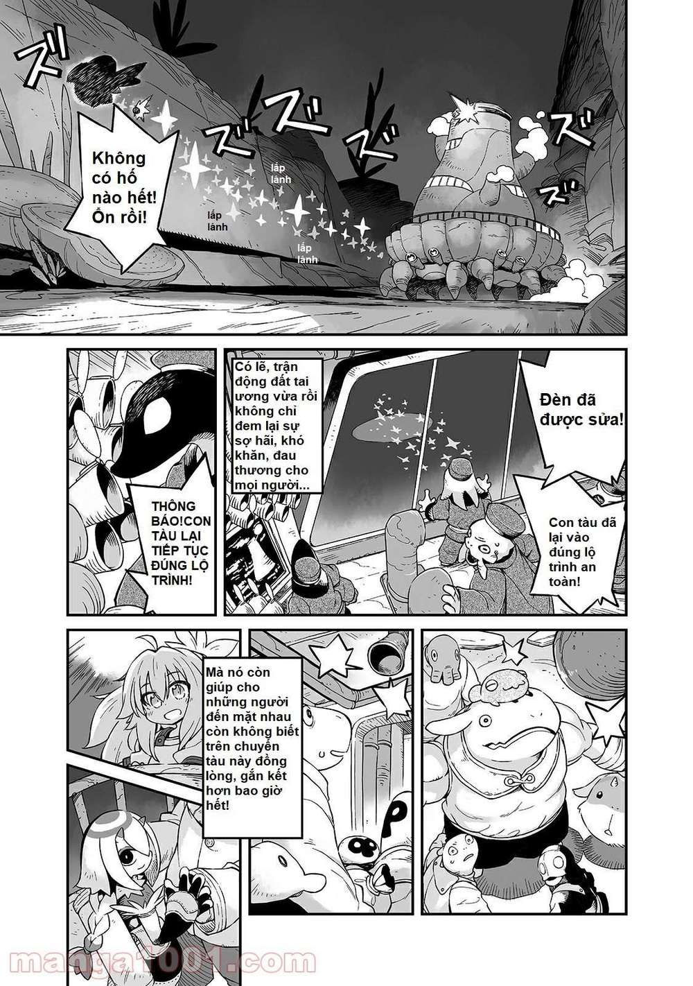 ngay cả khi hậu tận thế, thật hạnh phúc vẫn còn được sống... chapter 17 19