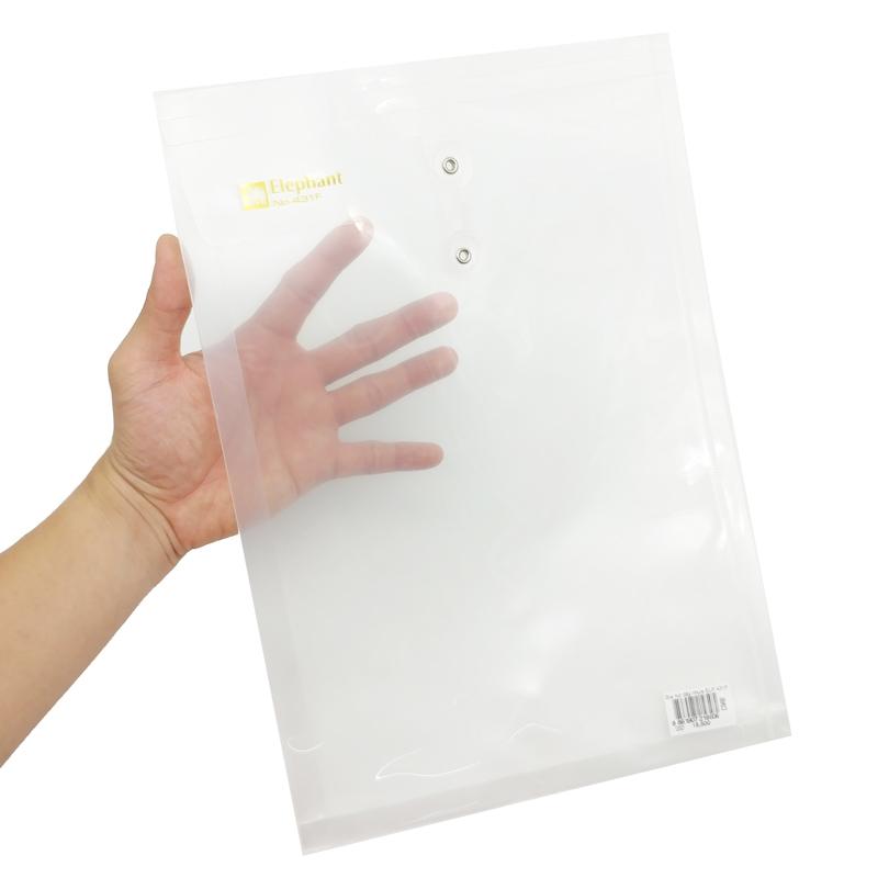 Bìa Nút Dây Nhựa Elephant 431F - Màu Trắng