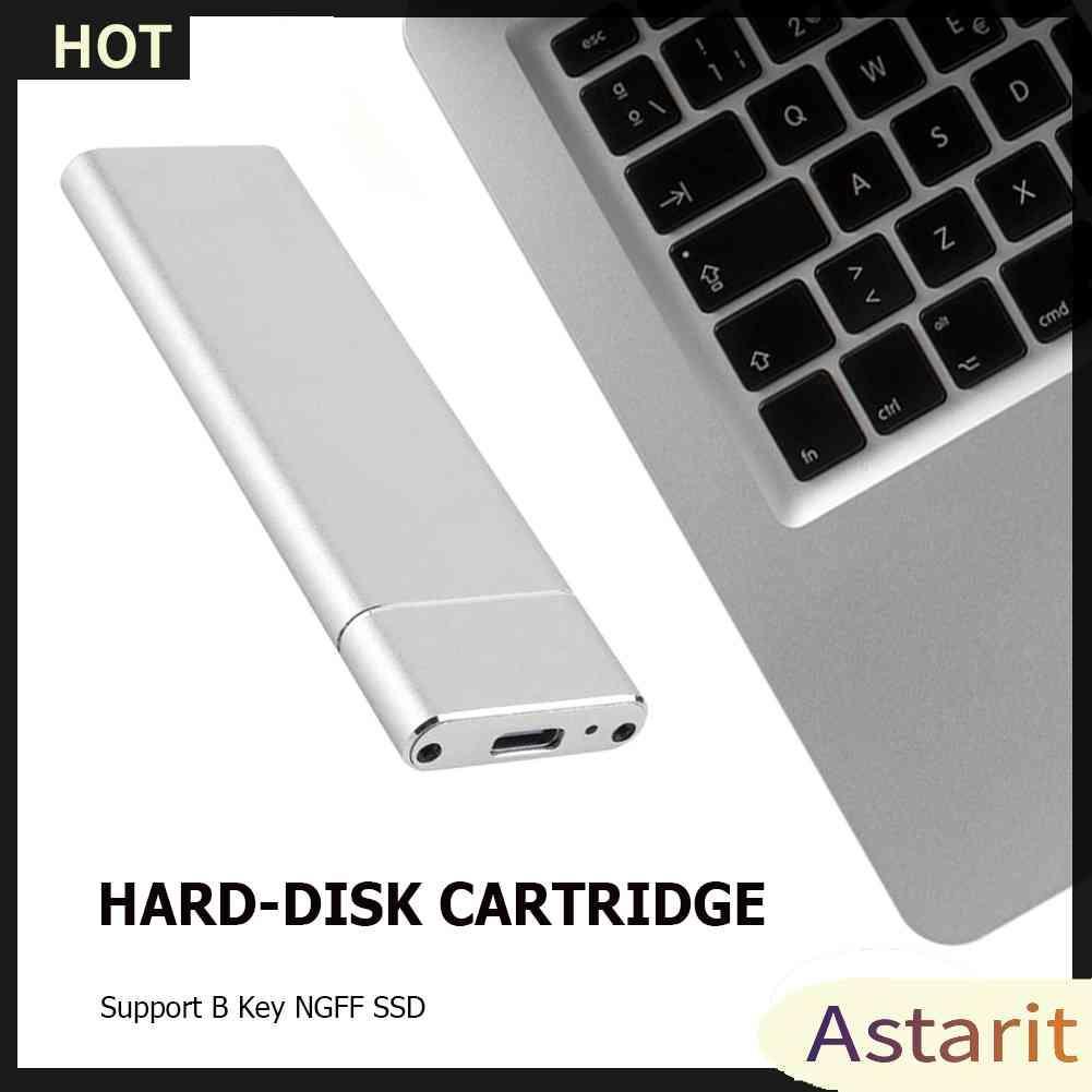 Hộp Đựng Ổ Cứng Ngoài M.2 NGFF Sang USB3.0 Cho SATA B-Key SSD Type-C 5Gbps Ốp