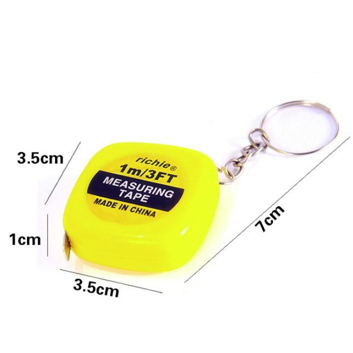 Móc khóa thước dây 3,5*3,5 cm Duashop