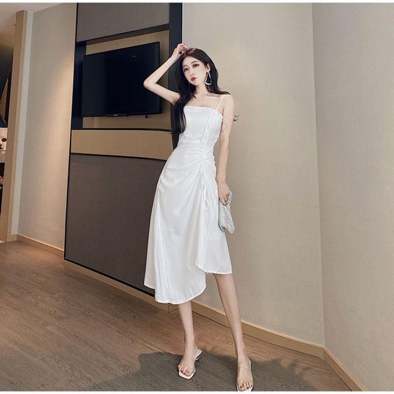 Đầm 2 dây kết hợp dây rút nhún siêu xinh