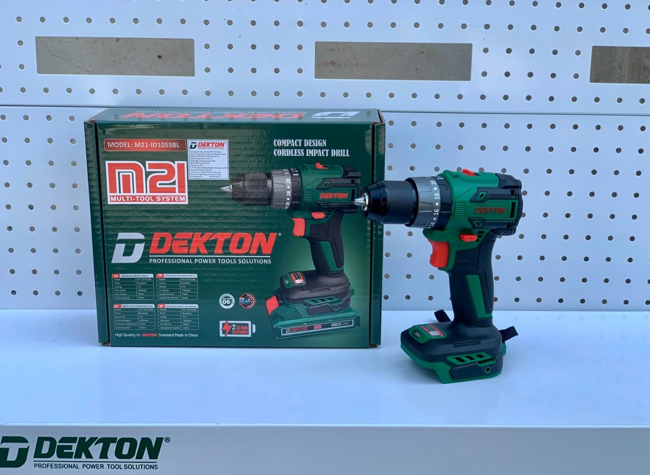 MÁY KHOAN 3 CHỨC NĂNG 21V DEKTON M21-ID1055BL - HÀNG CHÍNH HÃNG