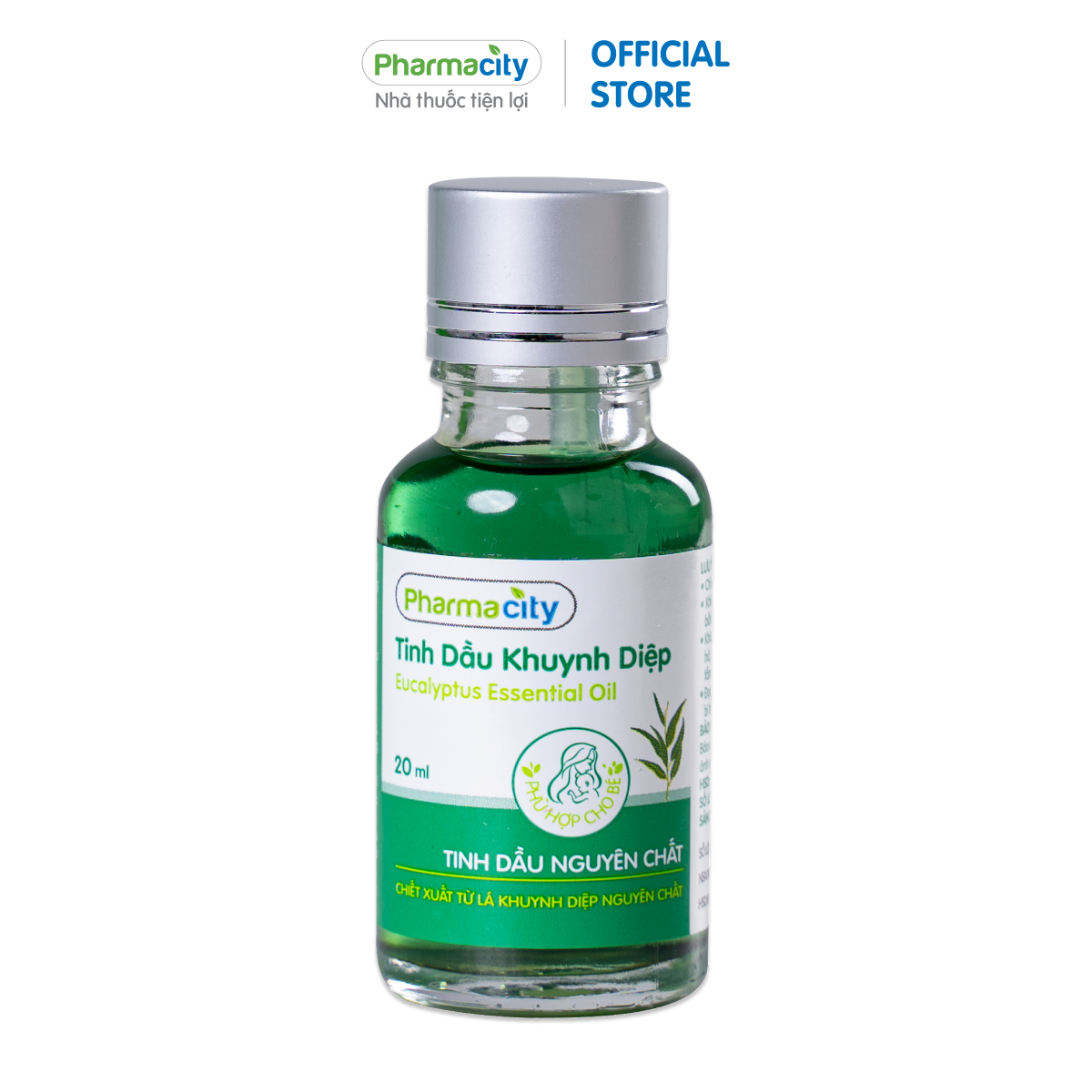 Tinh dầu khuynh diệp Pharmacity (Chai 20ml)