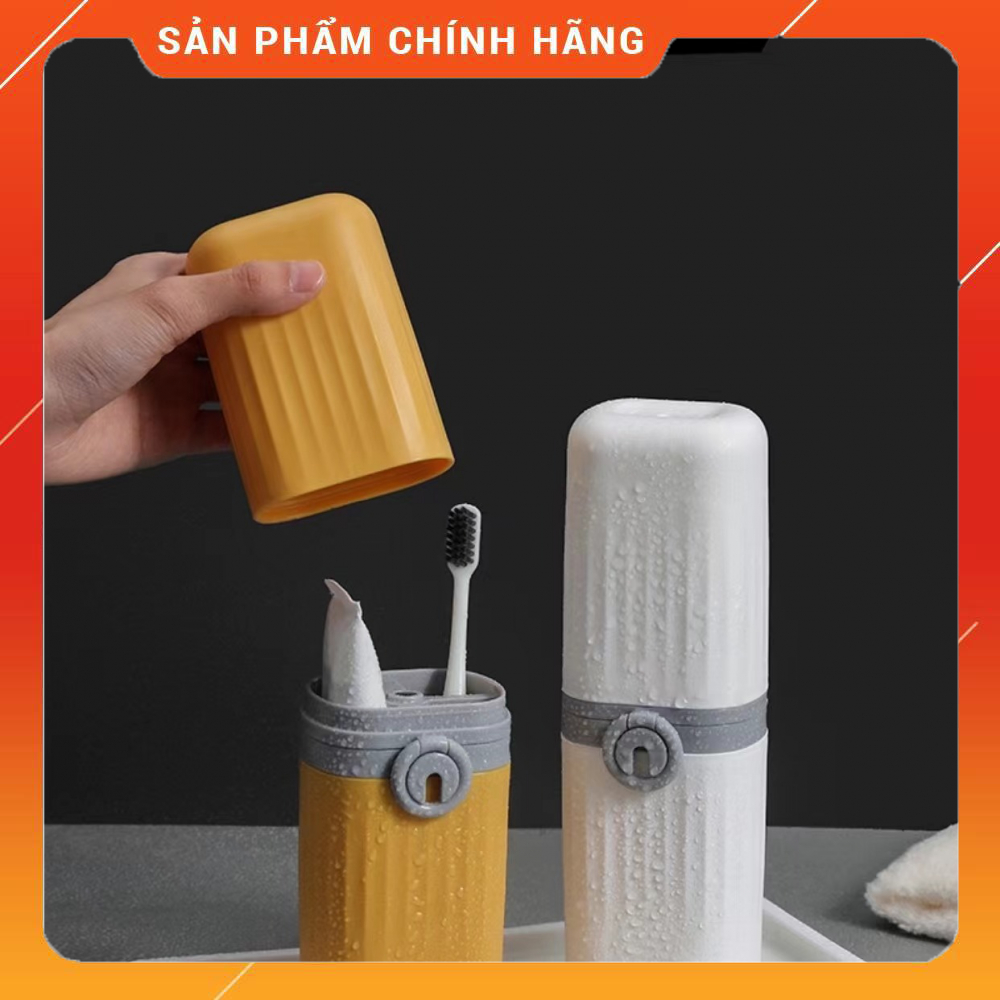 Ly cốc đựng bàn chải kem đánh răng du lịch hộp đựng đồ đa chức năng có thể treo tường tiện dụng