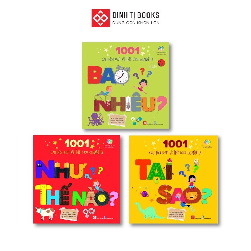 Sách Hình Động Tương Tác – 1001 Câu Hỏi Đáp Về Thế Giới Quanh Ta – Đinh Tị Books