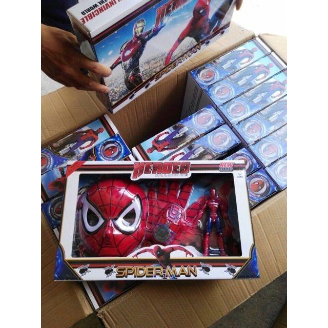 Mặt nạ Siêu nhân Spider Man Hero cho bé Isỉ buôn  Xchac