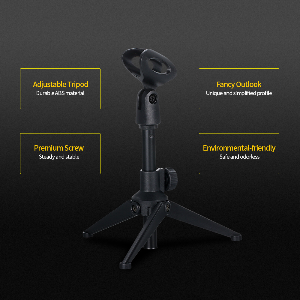 Chân Đế Micrô Có Thể Xoay 360° Cho Cuộc Họp / Bài Giảng / Phát Trực Tiếp