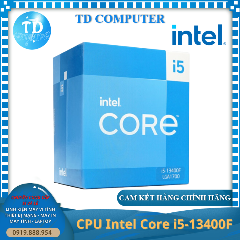 CPU Intel Core i5 13400F ~ 2.5GHz - Hàng chính hãng FPT phân phối