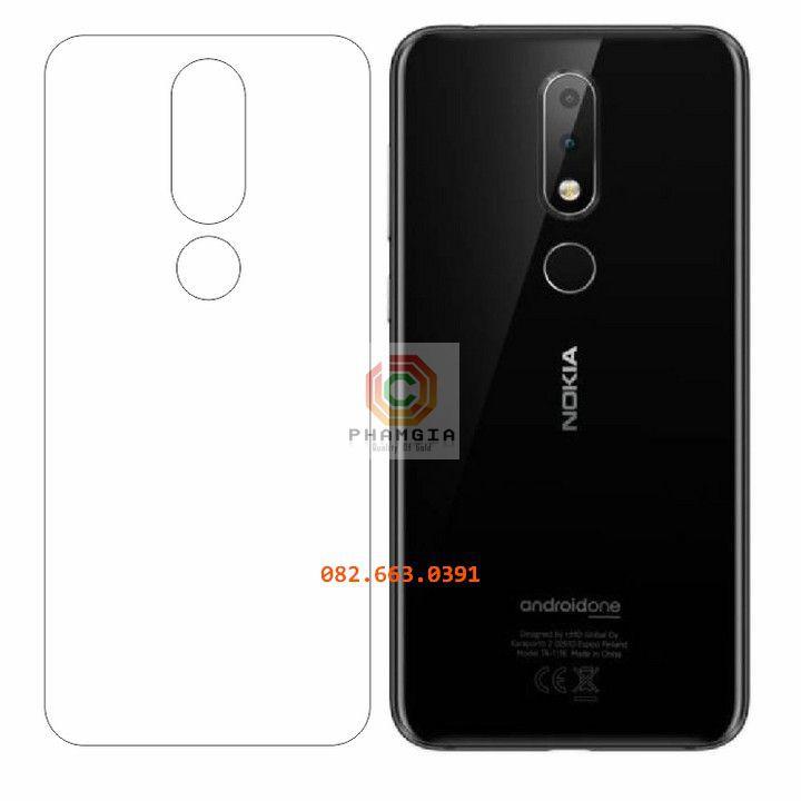 Dán PPF bóng, nhám cho Nokia 3.1 plus màn hình, mặt lưng, full lưng viền siêu bảo vệ
