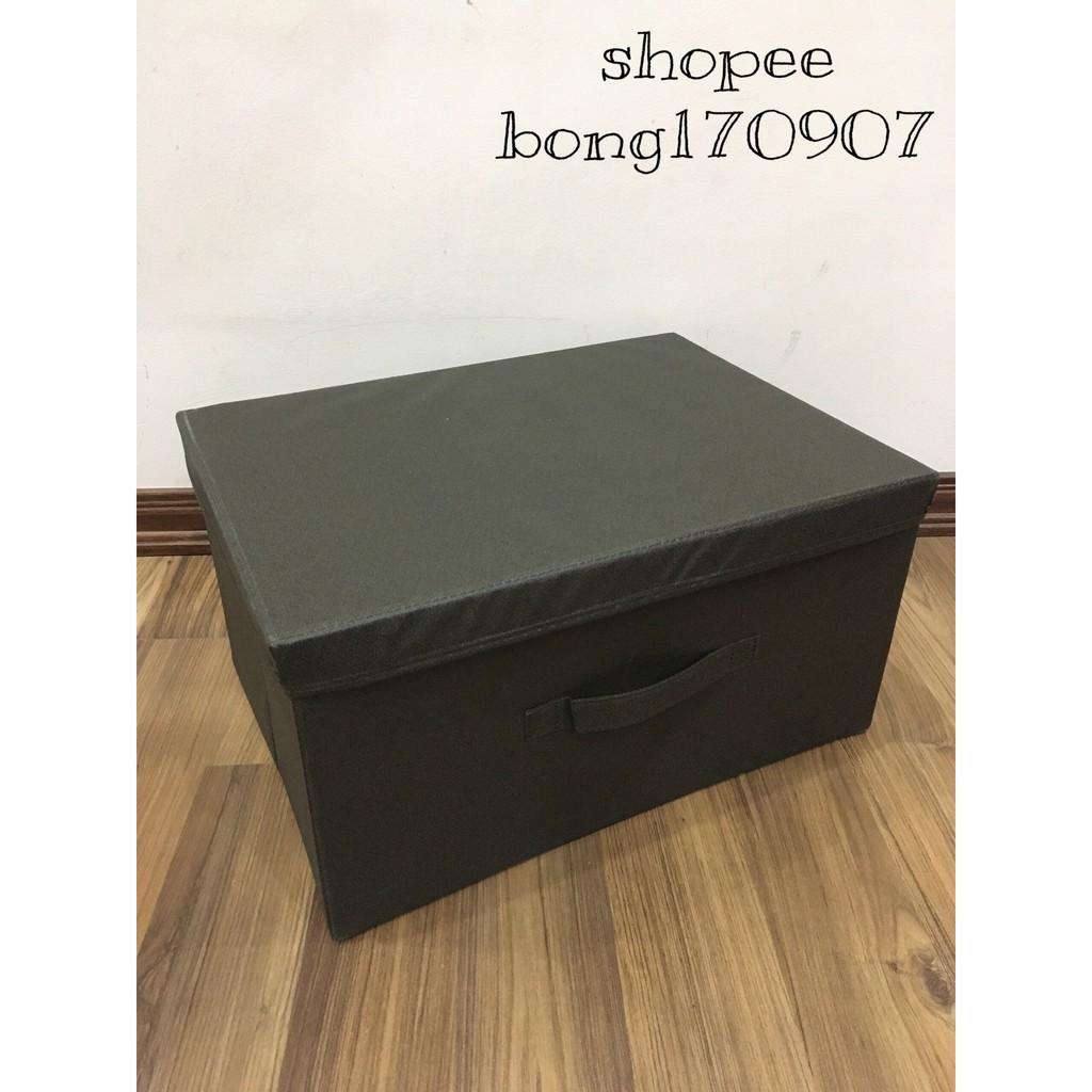Hộp Đựng Quần Áo xuất thị trường Hàn Quốc sang trọng size lớn 45x33xH23cm