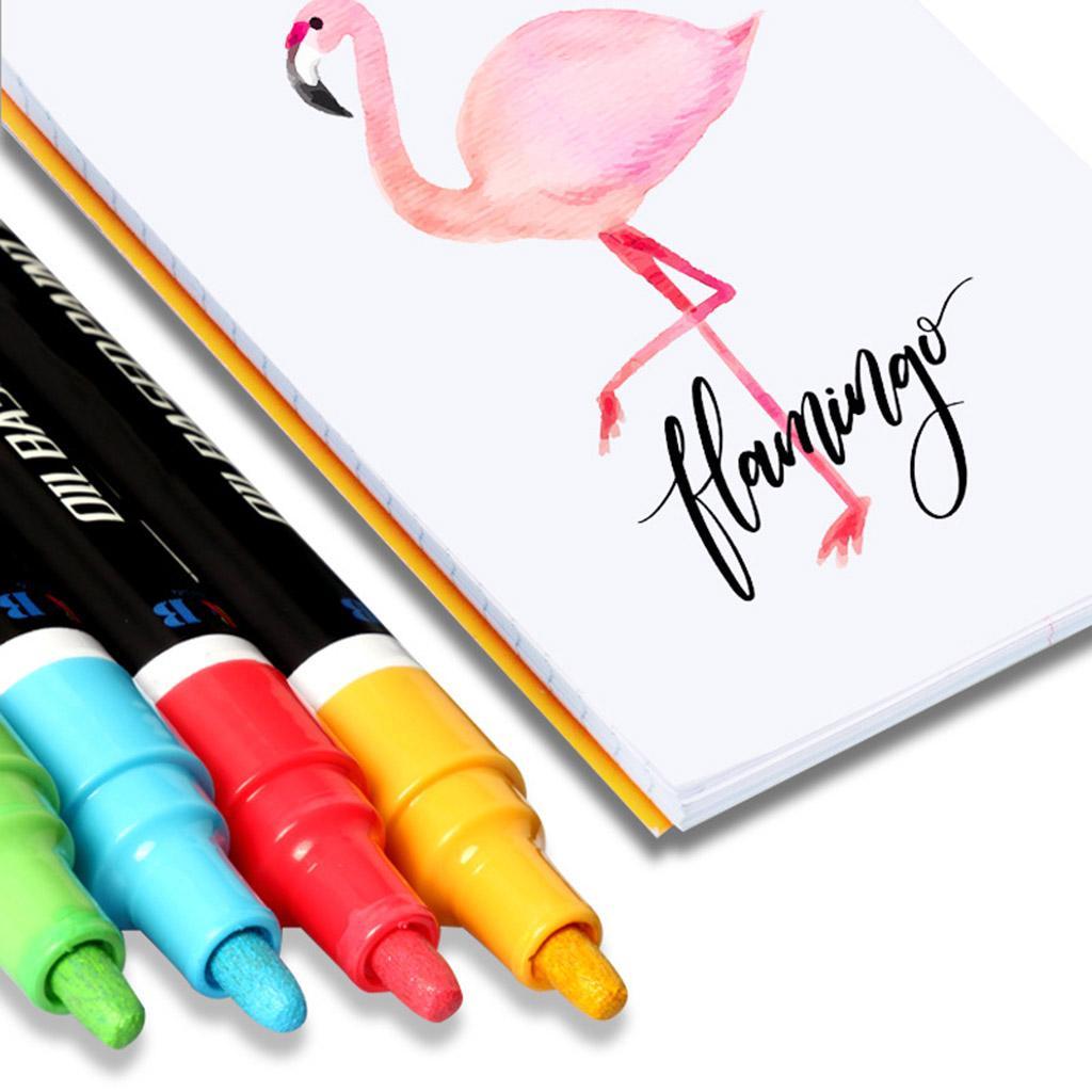 Paint Pens - Premium Acrylic Paint Pens & Rock Painting Kit for Painting Rocks, Glass, Ceramic, Porcelain. Permanent Oil Based Waterproof Markers