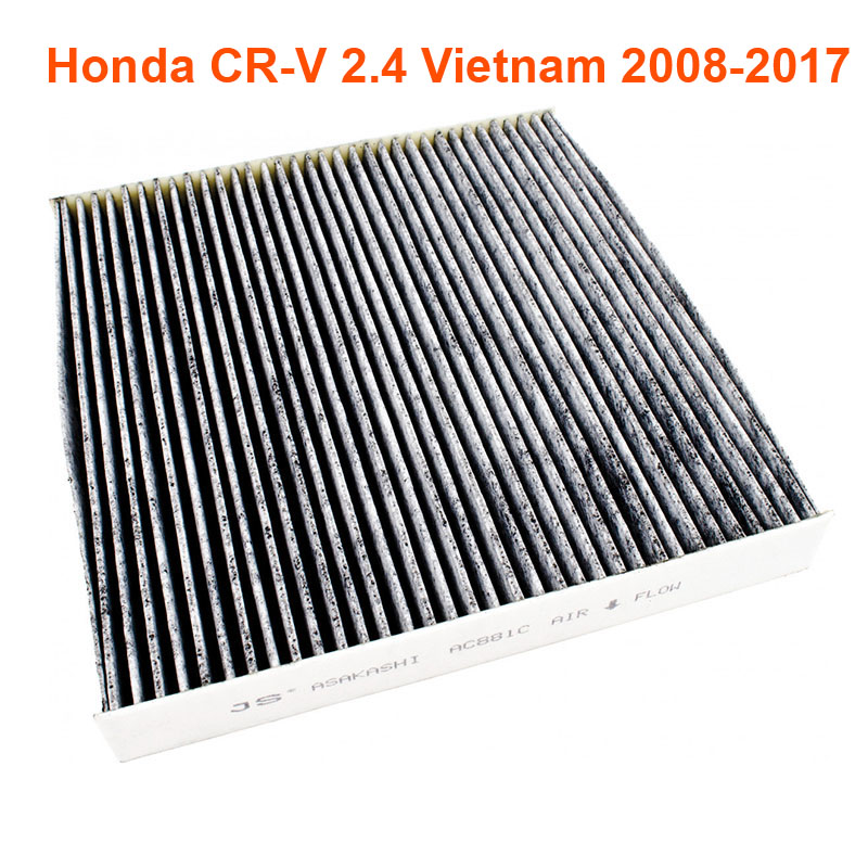 Lọc gió điều hòa Than hoạt tính AC881C dành cho xe Honda CR-V Vietnam 2.4 2008, 2009, 2010, 2011, 2012, 2013, 2014, 2015, 2016, 2017 80292-SEC-A01