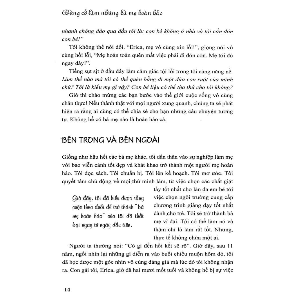 Sách - Đừng cố làm những bà mẹ hoàn hảo