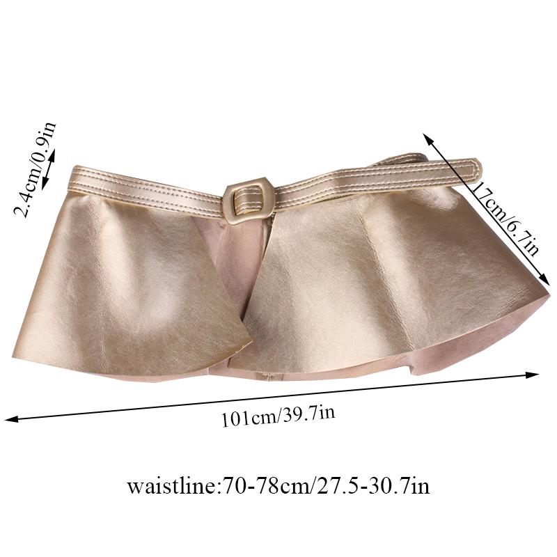 Váy Nữ Peplum Thắt Lưng Nữ Dây Áo Thời Trang Rộng Gothic Khoét Eo Sang Trọng Thiết Kế Nữ Thon Eo Thắt Lưng