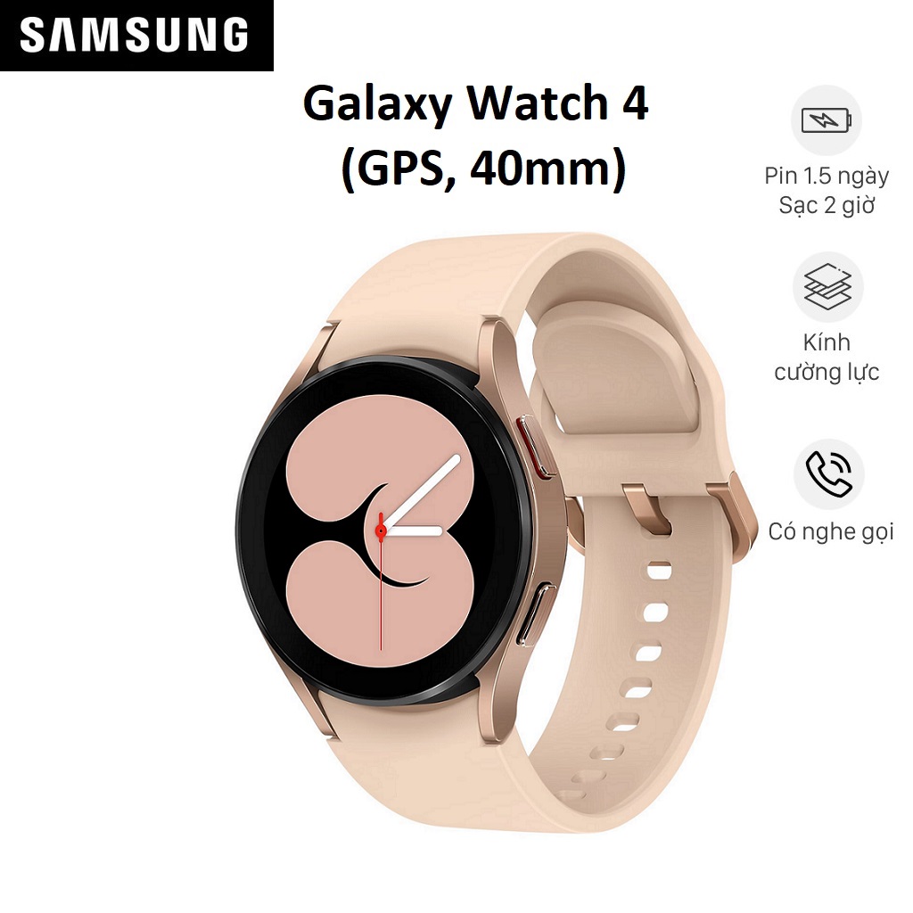 Đồng Hồ Thông Minh Samsung Galaxy Watch 4 Bluetooth (40mm) SM-R860 - Hàng Chính Hãng