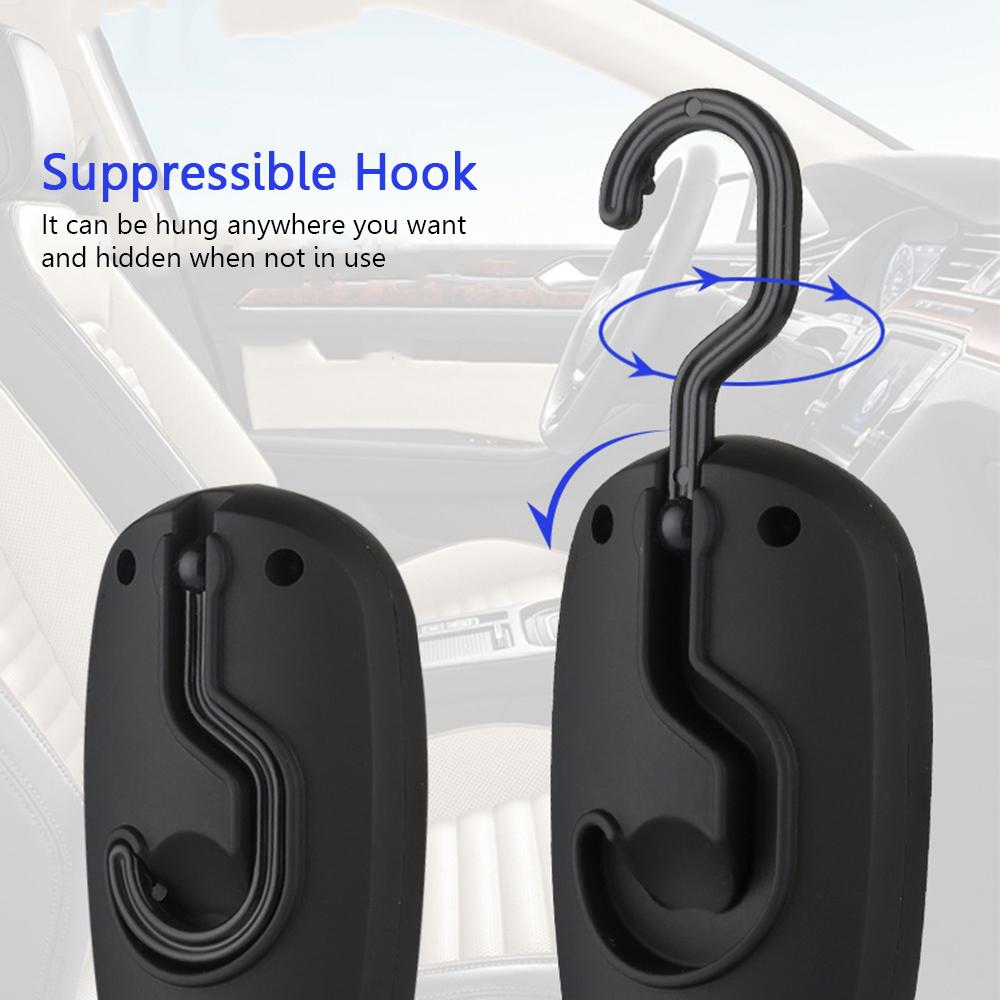 Đèn UV cầm tay du lịch có móc treo và nam châm phía sau, sạc USB